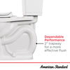 American Standard Colony®3 Two-Piece 1.28 gpf/4.8 Lpf Standard Height Round-Front Toilet Less Seat