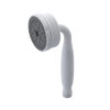 Rubinet 3 Function Hand Held Shower Only Matt White