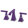 Rubinet Widespread Lav. Set. (less drain) Purple Haze