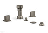 Phylrich RADI Four Hole Bidet Set, Blade Handles 181-60