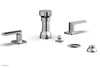 Phylrich RADI Four Hole Bidet Set, Lever Handles 181-61