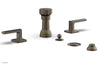 Phylrich RADI Four Hole Bidet Set, Lever Handles 181-61