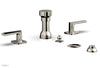 Phylrich RADI Four Hole Bidet Set, Lever Handles 181-61