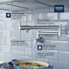 Grohe Zedra 2-Handle Wall Mount Pot Filler - Golzar Home