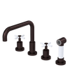 Rubinet Widespread Kitchen Set with Hand Spray Oil Rubbed Bronze