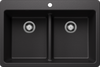 Blanco  LIVEN 33 Equal Double Low Divide Silgranit Kitchen Sinks