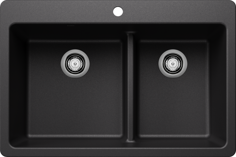 Blanco LIVEN 33 1¾ Low Divide Silgranit Kitchen Sinks