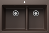Blanco LIVEN 33 1¾ Low Divide Silgranit Kitchen Sinks