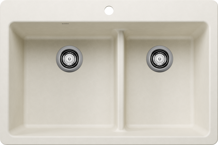 Blanco LIVEN 33 1¾ Low Divide Silgranit Kitchen Sinks