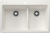 Blanco LIVEN 33 1¾ Low Divide Silgranit Kitchen Sinks