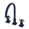 Rubinet Widespread Kitchen Set Midnight Blue