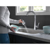 Delta Lenta Single-Handle Pull-Down Kitchen Faucet - Golzar Home
