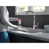 Delta Lenta Single-Handle Pull-Down Kitchen Faucet - Golzar Home