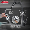 Delta Lenta Single-Handle Pull-Down Kitchen Faucet - Golzar Home