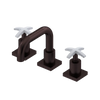 Rubinet Widespread Lav. Set. with Genesis spout (less drain) Oil Rubbed Bronze