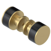Rubinet Shower Door Knob (set) Satin Brass