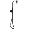 Rubinet Hand Held Shower Bidet with Extended Reach & Dual Function Spray Including Wall Bracket with Supply & Hose (Round) Oil Rubbed Bronze