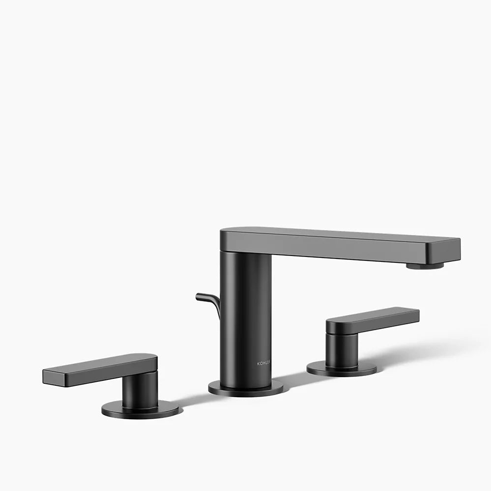 Composed® Widespread bathroom sink faucet with Lever handles, 1.2 gpm