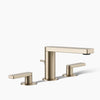 Composed® Widespread bathroom sink faucet with Lever handles, 1.2 gpm