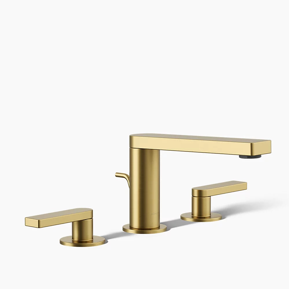 Composed® Widespread bathroom sink faucet with Lever handles, 1.2 gpm