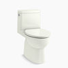 Reach® One-piece compact elongated toilet with skirted trapway, 1.28 gpf - Golzar Home