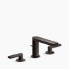 Composed® Widespread bathroom sink faucet with Lever handles, 1.2 gpm