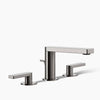 Composed® Widespread bathroom sink faucet with Lever handles, 1.2 gpm