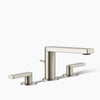 Composed® Widespread bathroom sink faucet with Lever handles, 1.2 gpm