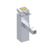Rubinet Single Control Bidet Fitting (less drain) Satin Chrome