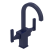 Rubinet Single Hole Dual Handle Lav. Set. (less drain) Midnight Blue