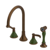 Rubinet Widespread Kitchen Set with Hand Spray Oil Rubbed Bronze
