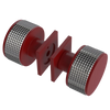 Rubinet Shower Door Knob (set) Maroon
