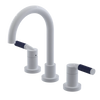 Rubinet Widespread Lav. Set. (less drain) White