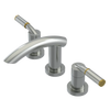 Rubinet Widespread Lav. Set. (less drain) Satin Nickel