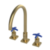 Rubinet Widespread Kitchen Set Satin Brass