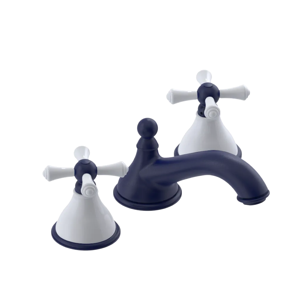 Rubinet Widespread Lav. Set. (less drain) Midnight Blue