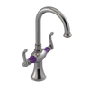 Rubinet Single Hole Dual Handle Lav. Set. (less drain) Polished Nickel