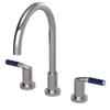 Rubinet Widespread Kitchen Set Polished Nickel