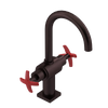 Rubinet Single Hole Dual Handle Lav. Set. (less drain) Oil Rubbed Bronze