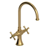 Rubinet Two Handle Single Hole Kitchen Set Gold