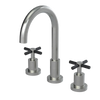 Rubinet Widespread Kitchen Set with LaSalle Spout Satin Nickel