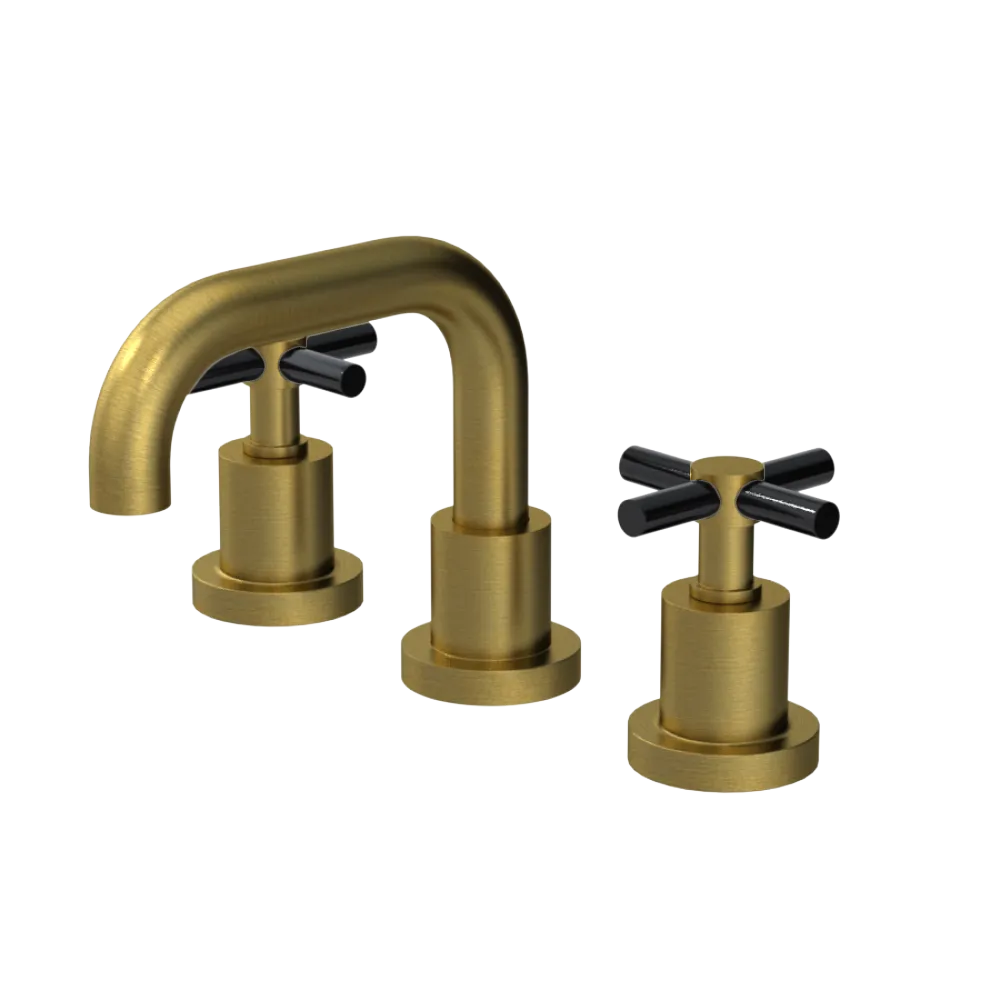 Rubinet Widespread Lav. Set. (less drain) Antique Brass Matt