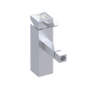 Rubinet Single Control Bidet Fitting (less drain) Satin Chrome