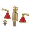 Rubinet Bidet Fitting with Spray, Diverter, and Vacum Breaker (Less Drain) Satin Gold