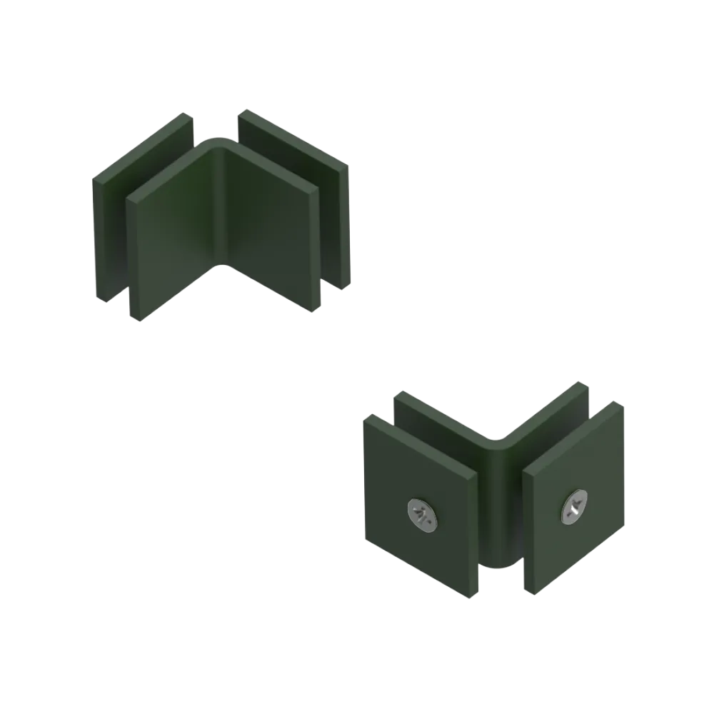 Rubinet 90 Glass to Glass Open Face Green Envy