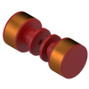 Rubinet Shower Door Knob (set) Maroon
