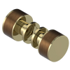 Rubinet Shower Door Knob (set) Natural Brass