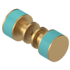 Rubinet Shower Door Knob (set) Satin Gold