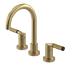 Rubinet Widespread Lav. Set. (less drain) Satin Brass