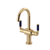 Rubinet Single Hole Dual Handle Lav. Set. (less drain) Gold